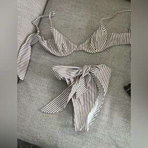 Abercrombie Striped Matching Bikini